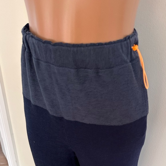 FREE PEOPLE |  two toned joggers with neon orange drawstring - Picture 6 of 13